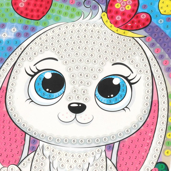 Изображение товара Набор алмазной вышивки MultiArt Зайка / AM10X15-113779