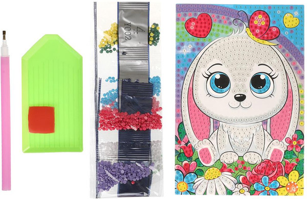 Изображение товара Набор алмазной вышивки MultiArt Зайка / AM10X15-113779