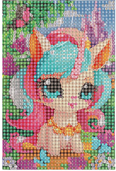 Изображение товара Набор алмазной вышивки MultiArt Сказочный единорог / AM10X15-113780