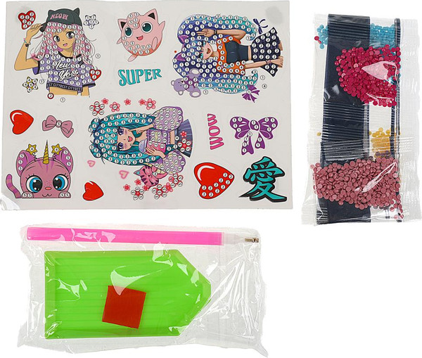 Изображение товара Набор алмазной вышивки MultiArt Аниме / MOSAIC-STIKANIM