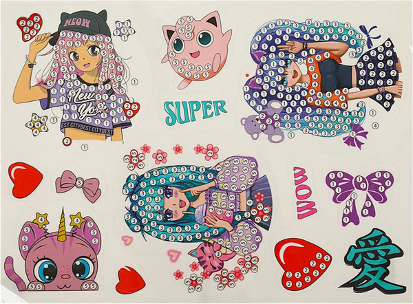 Изображение товара Набор алмазной вышивки MultiArt Аниме / MOSAIC-STIKANIM