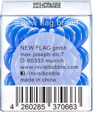 Изображение товара Набор резинок для волос Invisibobble Navy Blue