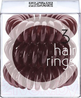 Изображение товара Набор резинок для волос Invisibobble Chocolate Brown