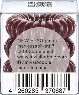Изображение товара Набор резинок для волос Invisibobble Chocolate Brown