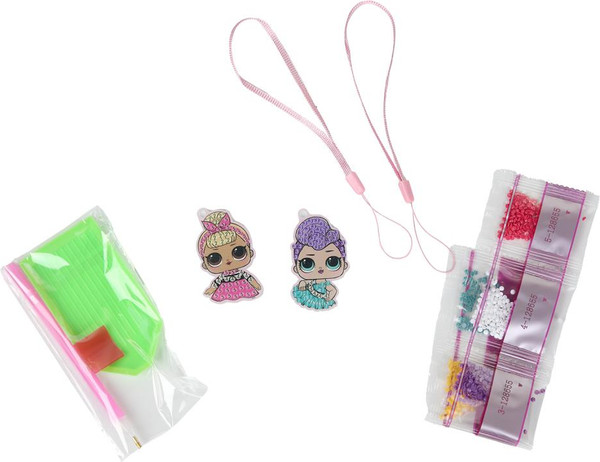 Изображение товара Набор алмазной вышивки MultiArt Брелоки ЛОЛ / DIAMONDLOL-128655