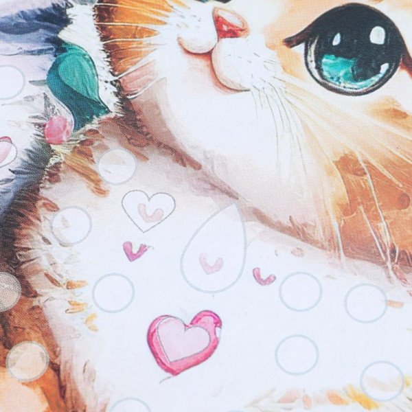 Изображение товара Набор алмазной вышивки MultiArt Кристальная мозаика Котики / CRYST-114743