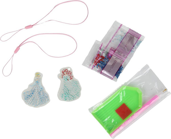 Изображение товара Набор алмазной вышивки MultiArt Брелоки Принцессы дисней / DIAKEYPRIN-126503