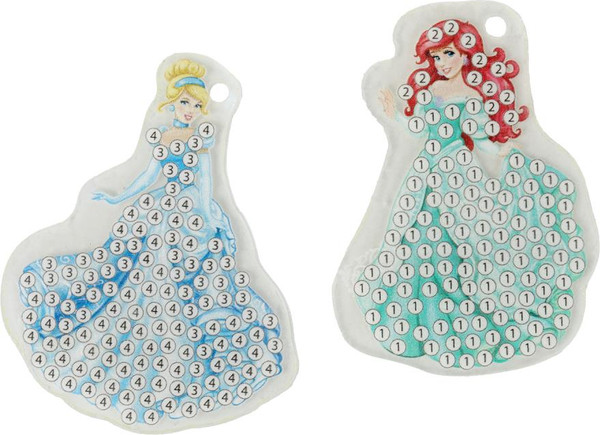 Изображение товара Набор алмазной вышивки MultiArt Брелоки Принцессы дисней / DIAKEYPRIN-126503