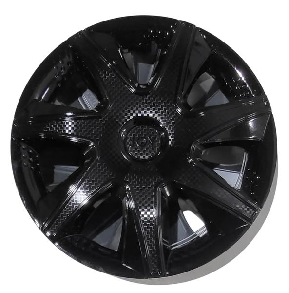 Изображение товара Набор колпаков LION Джой 14" карбон пруж. AK1451 (2шт, черный глянец)