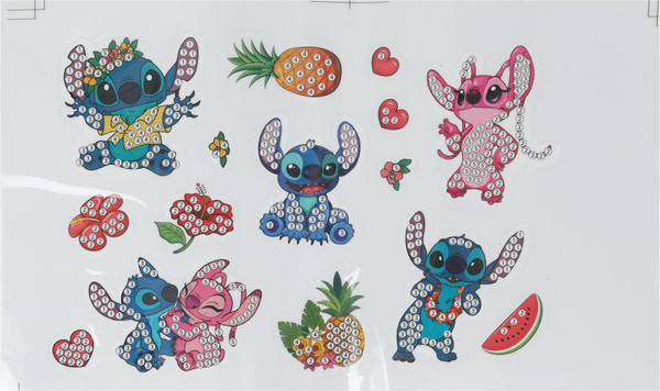 Изображение товара Набор алмазной вышивки MultiArt Стикер Стич / STICK-STICH-129535