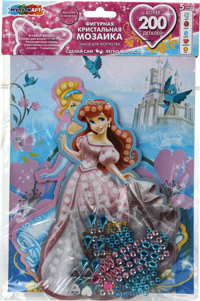 Изображение товара Набор алмазной вышивки MultiArt Кристальная мозаика фигурная Красотки / CRYSTFIG-114794