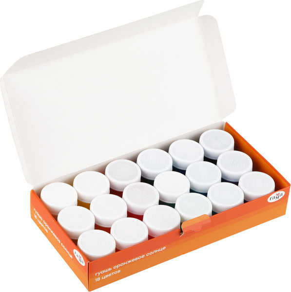 Изображение товара Гуашь ГАММА Оранжевое солнце / 200821.03 (18цв)