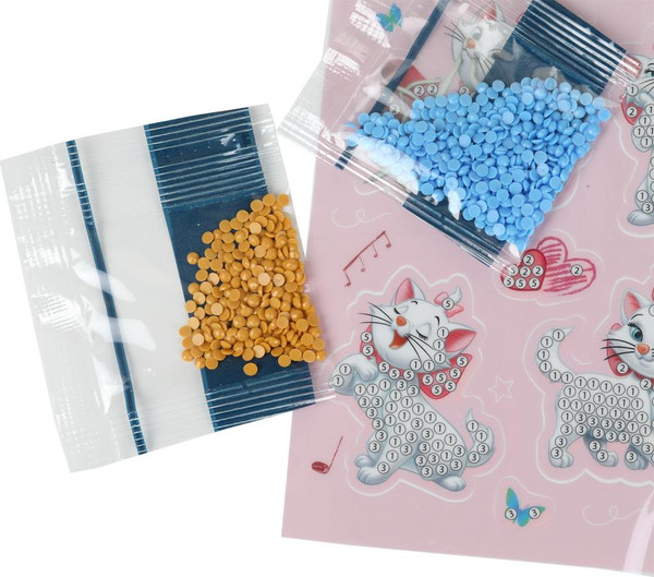 Изображение товара Набор алмазной вышивки MultiArt Стикер Кошечка Мэри / STICK-MAR-129536