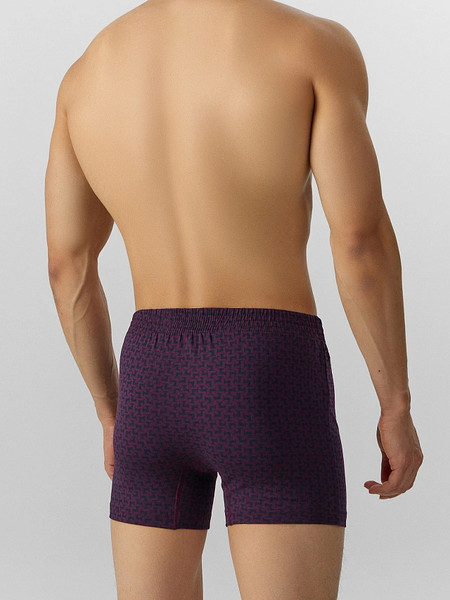 Изображение товара Трусы мужские Mark Formelle 411143 (р.102-112, геометрия на темно-пурпурном)