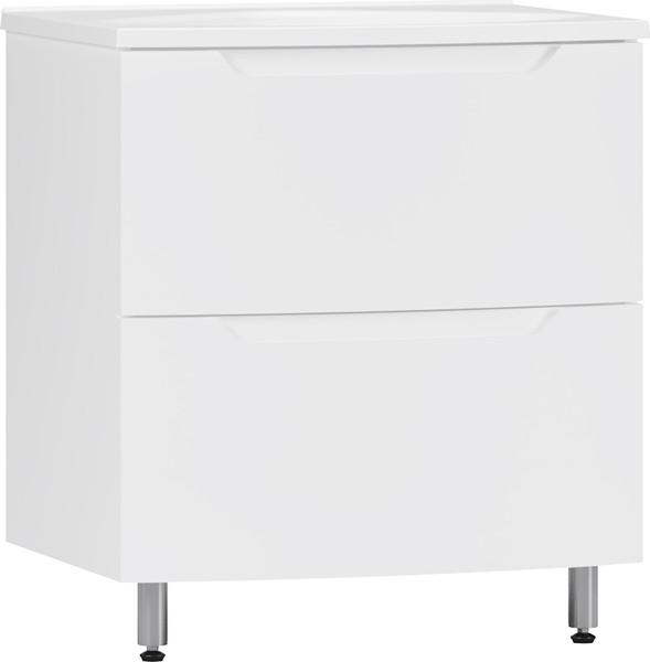 Изображение товара Тумба под умывальник Belux Ганновер Н 70-02 (1, белый глянец)