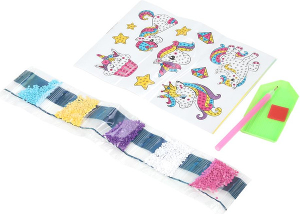 Изображение товара Набор алмазной вышивки MultiArt Стикер Единороги / STICK-UNI-129532