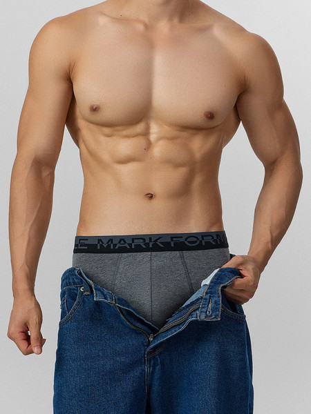 Изображение товара Трусы мужские Mark Formelle 411170 (р.106-116, темно-серый меланж 4348-F)