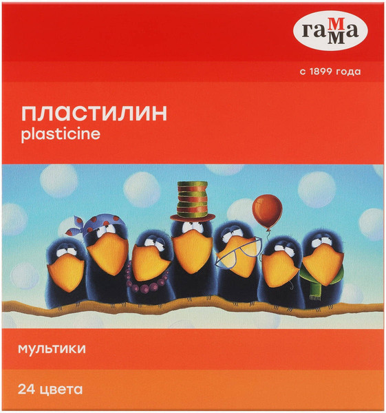 Изображение товара Пластилин ГАММА Мультики / 171024 (24цв)
