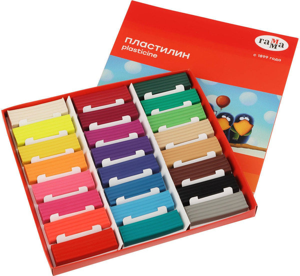 Изображение товара Пластилин ГАММА Мультики / 171024 (24цв)