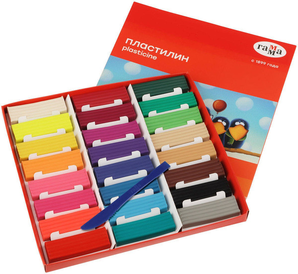 Изображение товара Пластилин ГАММА Мультики / 171024 (24цв)
