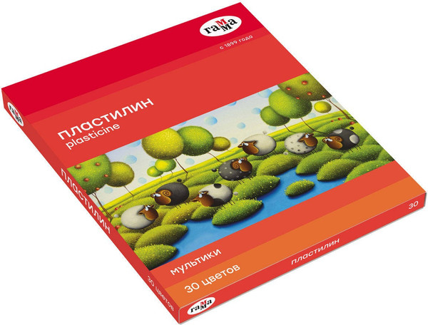 Изображение товара Пластилин ГАММА Мультики / 210119_04 (30цв)