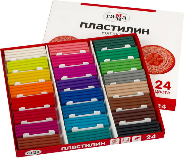 Изображение товара Пластилин ГАММА 2001241 (24цв)