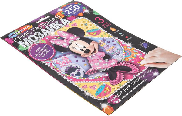 Изображение товара Набор алмазной вышивки MultiArt Кристальная мозаика Милая мышка / CRYST-096354