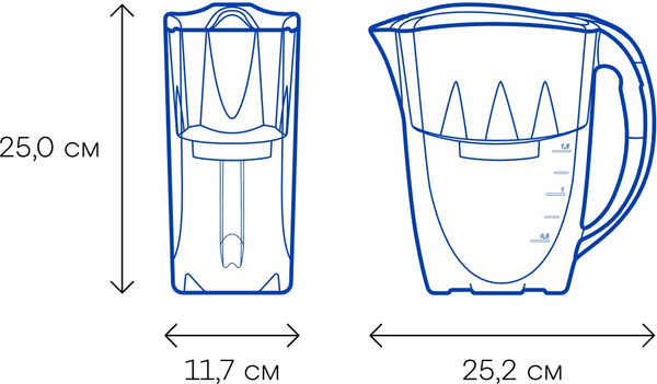 Изображение товара Фильтр-кувшин Аквафор Грейс P80А6N (мятный)