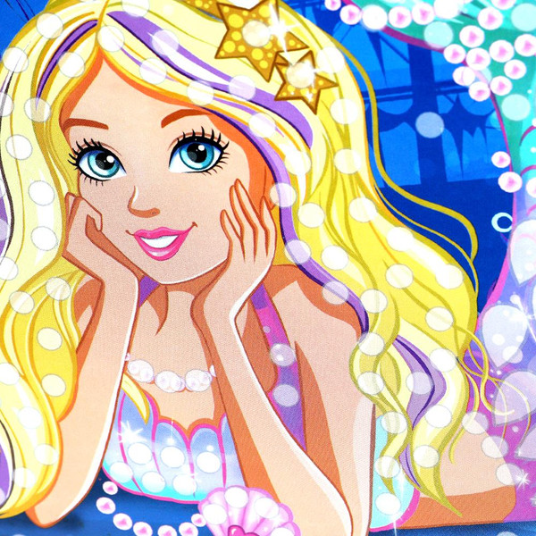 Изображение товара Набор алмазной вышивки MultiArt Кристальная мозаика Русалка / CRYST-RBAR