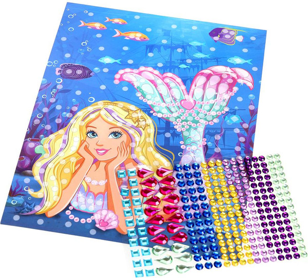 Изображение товара Набор алмазной вышивки MultiArt Кристальная мозаика Русалка / CRYST-RBAR