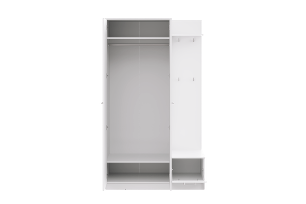 Изображение товара Секция в прихожую Black Red White Ada / SZF2D1K 001 (белый)