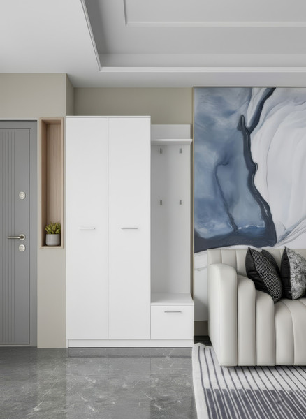 Изображение товара Секция в прихожую Black Red White Ada / SZF2D1K 001 (белый)