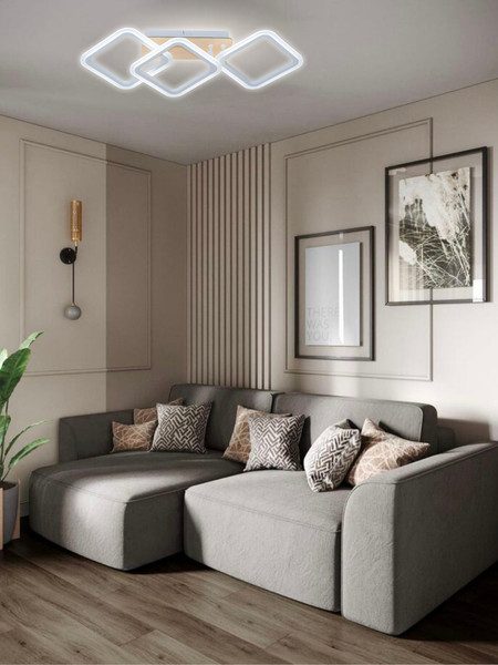 Изображение товара Люстра Aitin-Pro G3200/3 (белый/дерево)