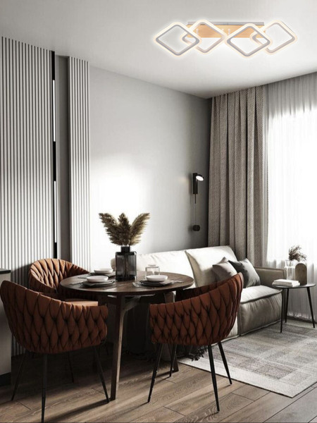 Изображение товара Люстра Aitin-Pro G3200/4 (белый/дерево)