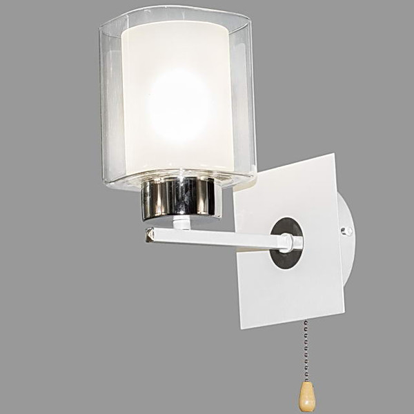 Изображение товара Бра Aitin-Pro НББ 03-40-101 / 74402/1W (хром/белый)