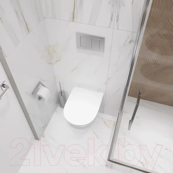 Изображение товара Унитаз подвесной Lauter Sulzdorf + Breez 21GN7072BM (белый с микролифтом)