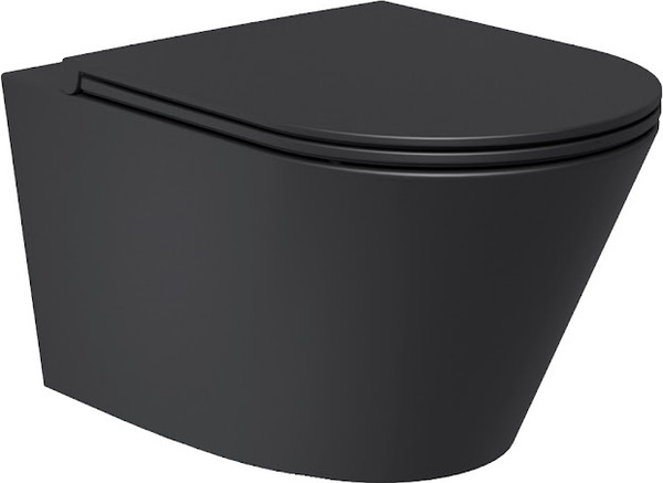 Изображение товара Унитаз подвесной Lauter Longer 2110822 (черный) + Breez 21GN7072BM