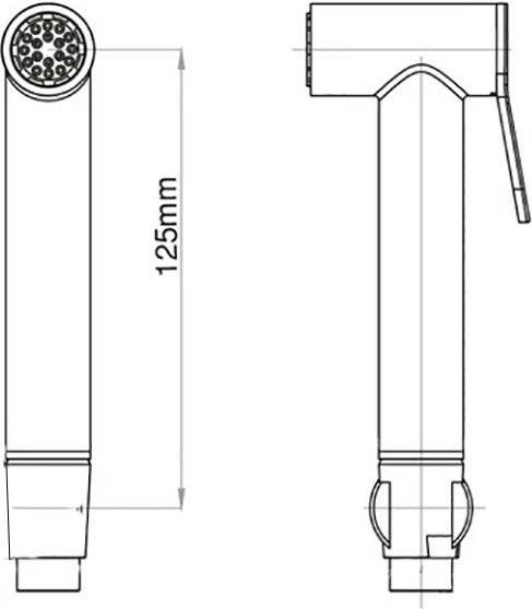 Изображение товара Лейка гигиенического душа Teska BTK6900