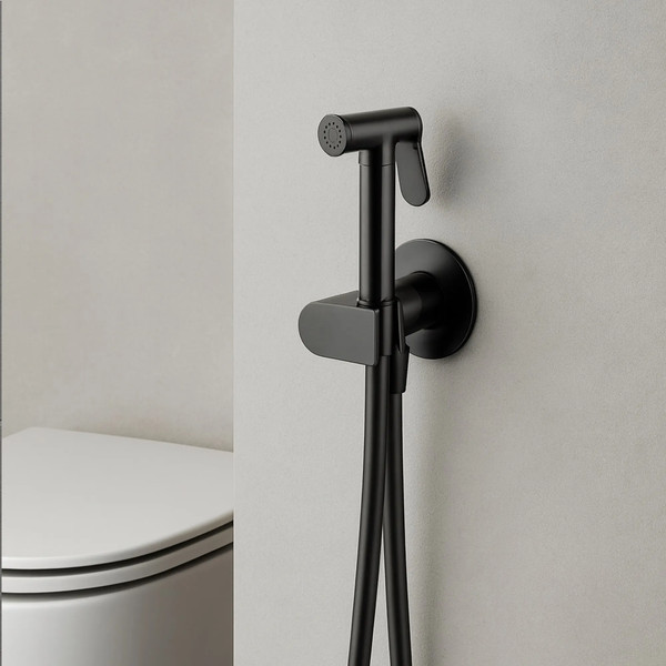 Изображение товара Унитаз подвесной Lauter Square с жестким сиденьем Soft Close 214903 + Breez 21GN7072BM (скрытое крепление)