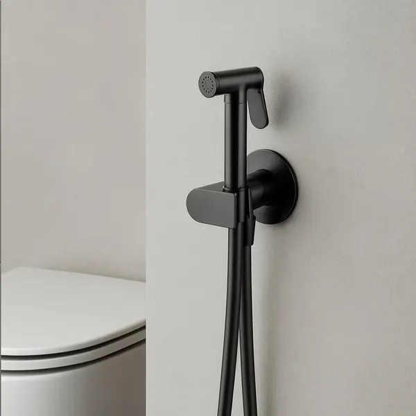 Изображение товара Унитаз подвесной Lauter Magdeburg с жест. сиденьем Soft Close 21103EC + Breez 21GN7072BM (черный матовый, скрытое крепление)