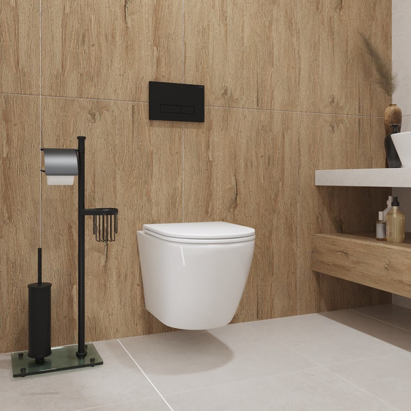 Изображение товара Унитаз подвесной Lauter Vortex 2110830VP + Breez 21GN7072BM