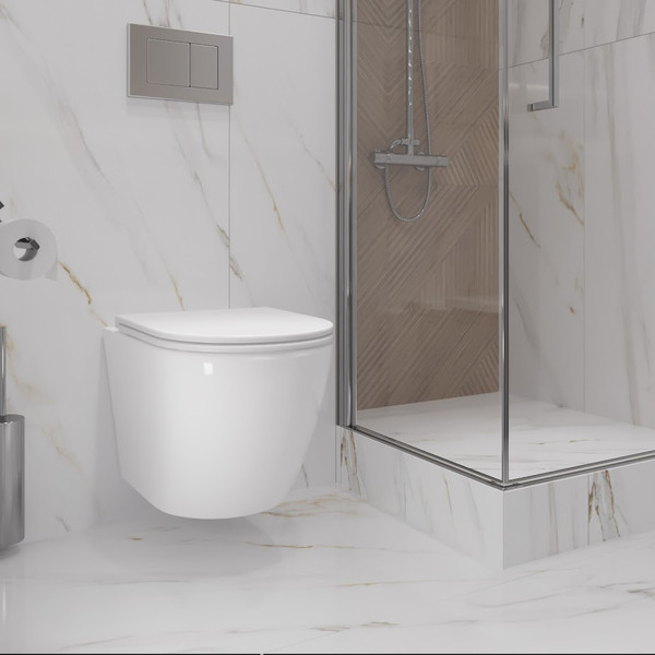 Изображение товара Унитаз подвесной Lauter Vortex 2110830VP + Breez 21GN7072BM