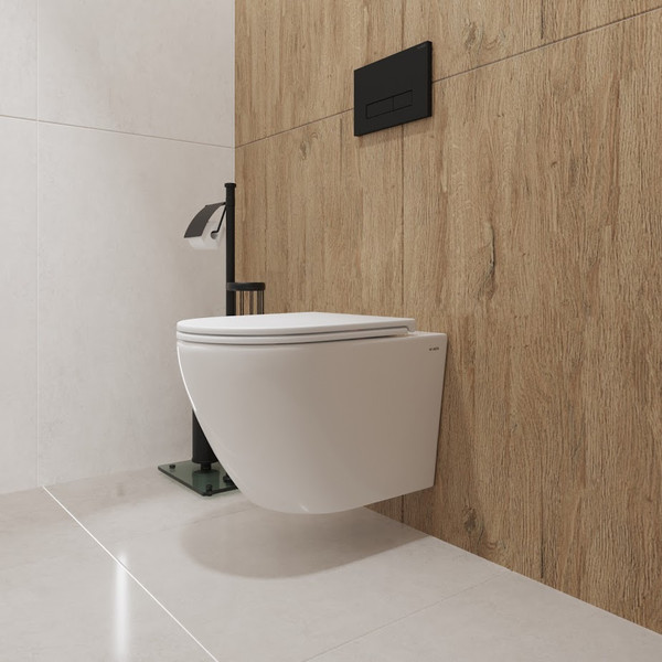 Изображение товара Унитаз подвесной Lauter Vortex 2110830VP + Breez 21GN7072BM