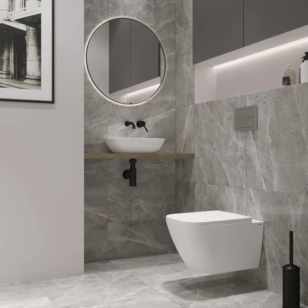 Изображение товара Унитаз подвесной Lauter Nuremberg 21811 + Breez 21GN7071CH