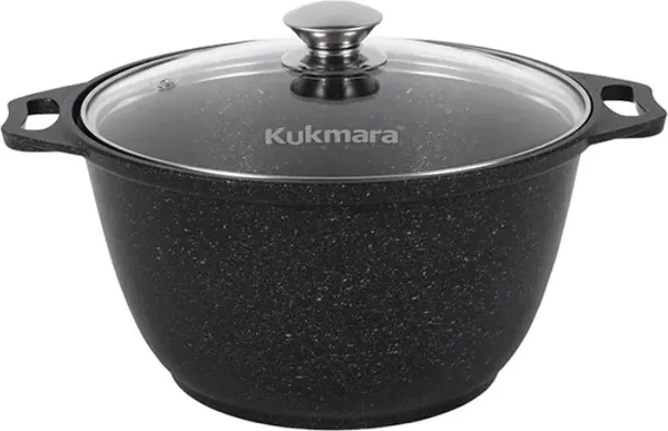 Изображение товара Набор кастрюль Kukmara кмт234на (темный мрамор)