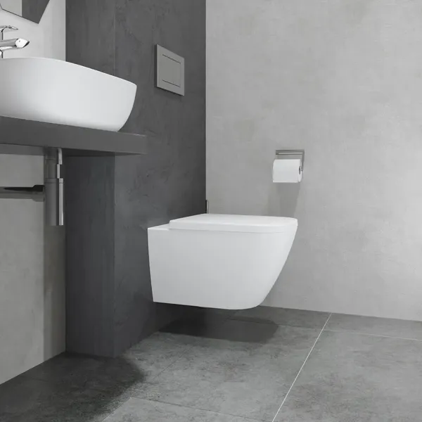 Изображение товара Унитаз подвесной Lauter Nuremberg 21811 + Breez 21GN7072BM