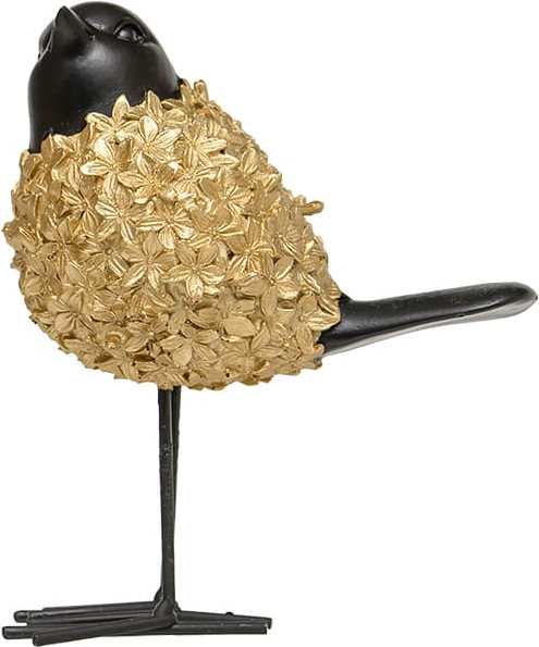 Изображение товара Статуэтка Вещицы Птица декоративная Tin-11 (золотой/черный)