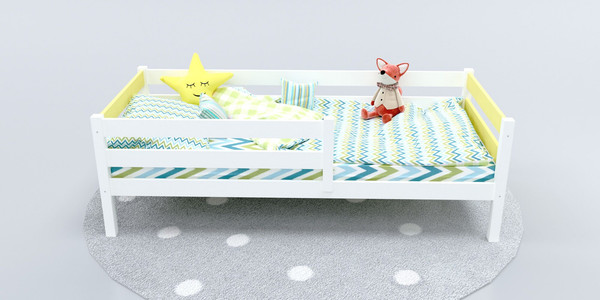 Изображение товара Кровать-тахта детская Савушка Савушка-03 80x160 (желтый)