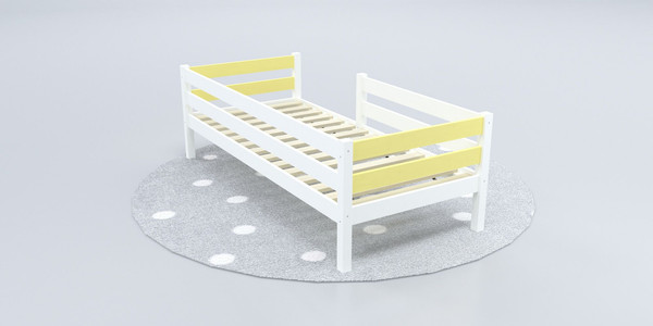 Изображение товара Кровать-тахта детская Савушка Савушка-03 80x160 (желтый)