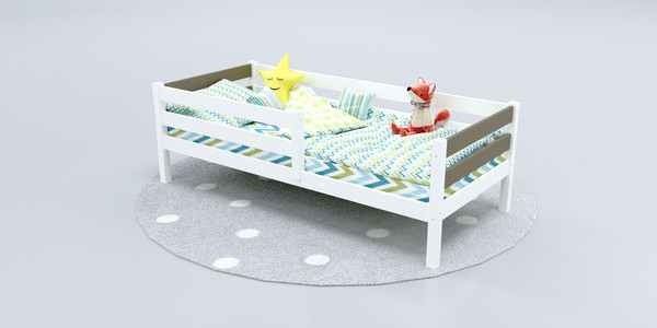 Изображение товара Кровать-тахта детская Савушка Савушка-03 80x160 (бежевый)